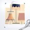 Mid Century Modern Minimal Yellow Blue Orange Retro Inspired Atomic Era 1950S 1960S Look Custom Printed Fabric by Spoonflower Various Fabrics by the Yard or Fat Quarter
